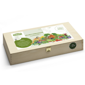 Selbstversorger Saatgut-Box L (Holzbox)