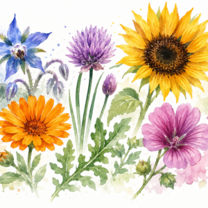 Essbare Blüten Mischung Bio