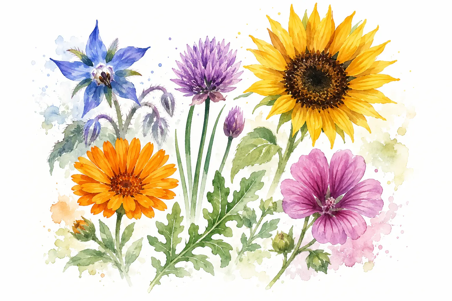 Essbare Blüten Mischung Bio